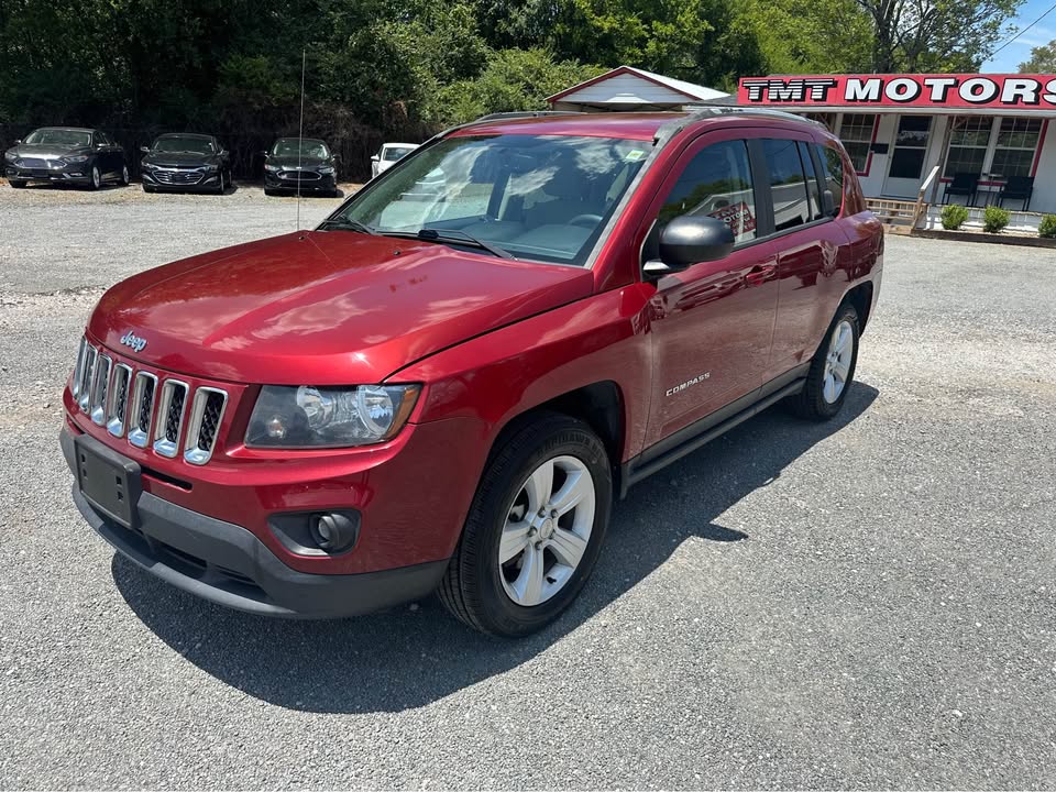 Burgundy 2017 Jeep Compass Sport