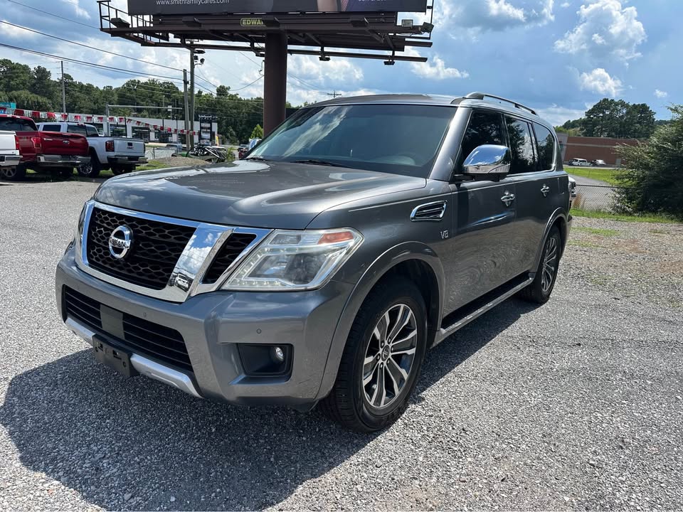 Gray 2017 Nissan Armada SL